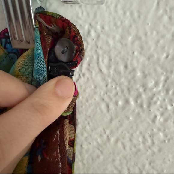 Chico’s Womens Size XL Skirt Patchwork Colorful Boho Abstract Hippie Rayon - Picture 4 of 10